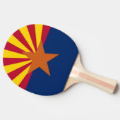 Patriottisch, pingpongpeddel met vlag van Arizona Tafeltennisbatje (Zijkant)