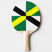 Patriottisch, pingpongpeddel met vlag van Monterey Tafeltennisbatje (Achterkant)