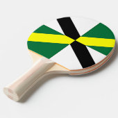 Patriottisch, pingpongpeddel met vlag van Monterey Tafeltennisbatje (Voorkant Gekanteld)
