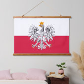 Patriottisch Polen Tapestry, Eagle, Poolse vlag Hangend Wandkleed (Slaapkamer)