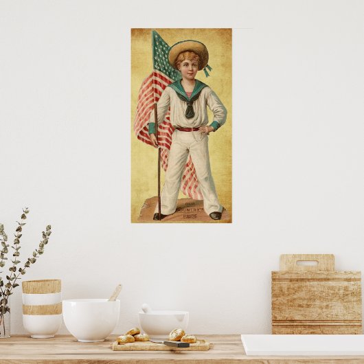  patriottisch Poster (Keuken)