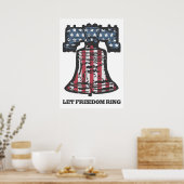 Patriottisch Poster - Amerikaanse Liberty Bell (Keuken)