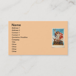 Patriottisch Poster Business Card Visitekaartje
