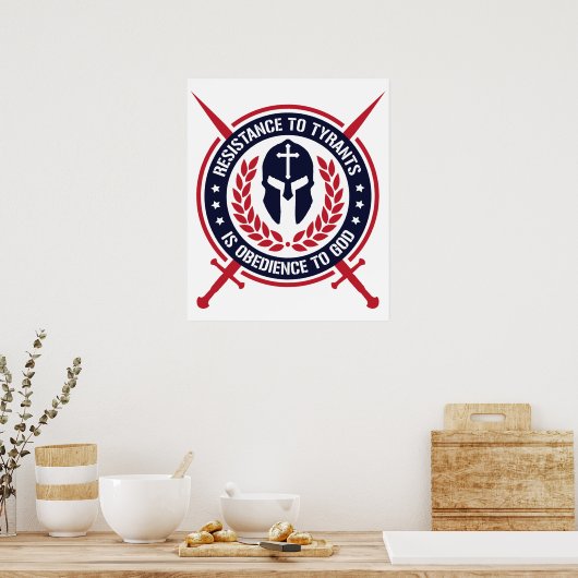  Patriottisch Poster - Gostelowe Flag (Keuken)