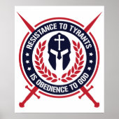  Patriottisch Poster - Gostelowe Flag (Voorkant)