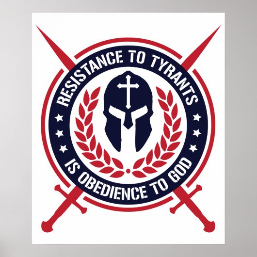  Patriottisch Poster - Gostelowe Flag (Voorkant)