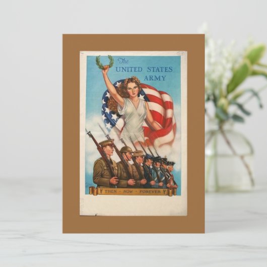 Patriottisch Poster Kaart (Staand voorkant)