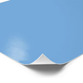 Patriottisch poster met vlag van Argentinië (Hoek)