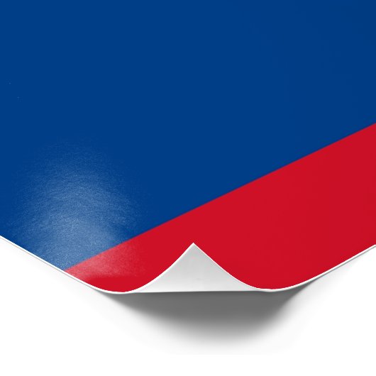 Patriottisch poster met vlag van Belize (Hoek)