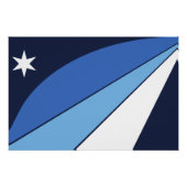 Patriottisch poster met vlag van Columbia, SC (Voorkant)