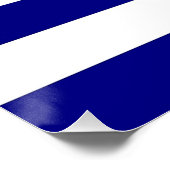 Patriottisch poster met vlag van Griekenland (Hoek)