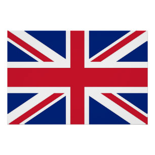 Patriottisch poster met vlag van het Verenigd Koni