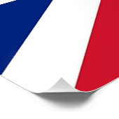 Patriottisch poster met vlag van het Verenigd Koni (Hoek)