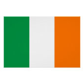 Patriottisch poster met vlag van Ierland (Voorkant)