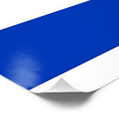 Patriottisch poster met vlag van Israël (Hoek)