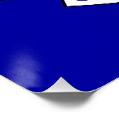 Patriottisch poster met vlag van Louisiana (Hoek)