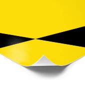 Patriottisch poster met vlag van München (Hoek)