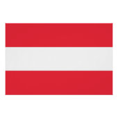 Patriottisch poster met vlag van Oostenrijk (Voorkant)