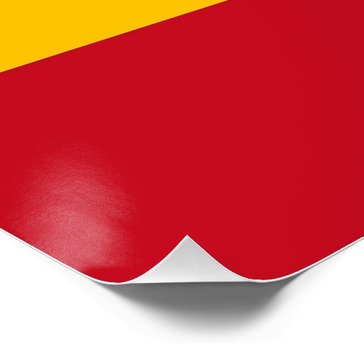 Patriottisch poster met vlag van Spanje (Hoek)