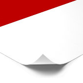 Patriottisch poster met vlag van Washington DC (Hoek)