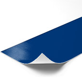 Patriottisch poster met vlag van West-Virginia (Hoek)