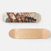 Patriottisch Poster Skateboard (Horizontaal)