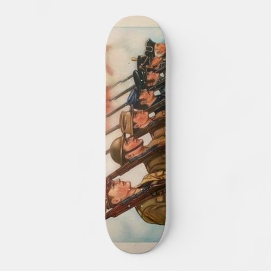 Patriottisch Poster Skateboard (Voorkant)