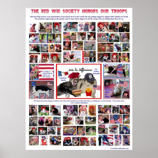 Patriottisch Poster van Fatboy Babushka (Voorkant)