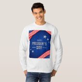 Patriottisch President Dag T-Shirt Design (Voorkant volledig)