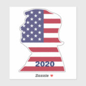Patriottisch President Verkiezingen 2020 Amerikaan Sticker (Vel)