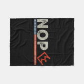 Patriottisch prodemocratisch protest 14 juni Geen Fleece Deken (Voorkant (Horizontaal))