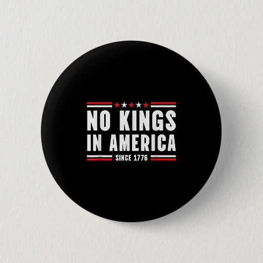 Patriottisch prodemocratisch protest 14 juni Geen Ronde Button 5,7 Cm (Voorkant)