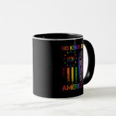 Patriottisch Protest Geen Koningen In Amerika Mok (Voorkant rechts)
