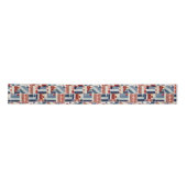 Patriottisch Quilt Ribbon Satijnen Lint (Voorkant)