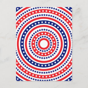 Patriottisch ringpatroon briefkaart