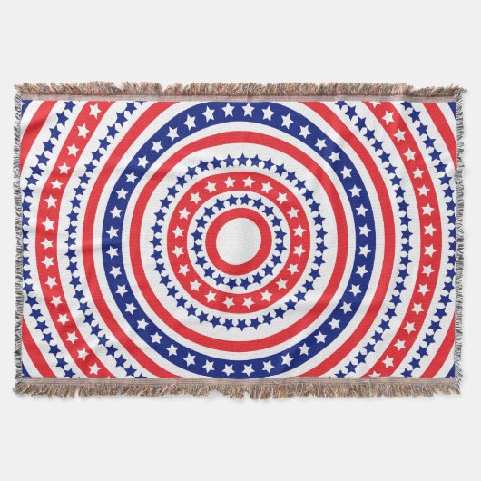 Patriottisch Ringpatroon Deken (Voorkant)