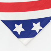 Patriottisch Ringpatroon Fleece Deken (Hoek)