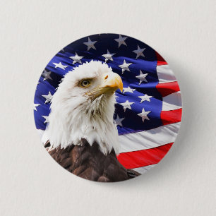 Patriottisch Ronde Button 5,7 Cm