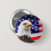 Patriottisch Ronde Button 5,7 Cm (Voorkant /achterkant)