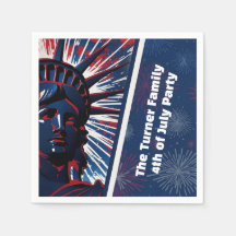 Patriottisch Rood Blauw Vrijheidsbeeld 4 juli