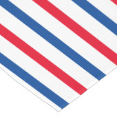 Patriottisch rood wit blauw 4 juli feestdag korte tafelloper (Hoek)