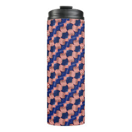 PATRIOTTISCH ROOD WIT BLAUW AMERIKAANS VLAGGENPATR THERMOSBEKER