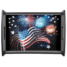 PATRIOTTISCH ROOD WIT BLAUW AMERIKAANS VUURWERK