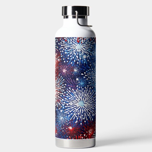 PATRIOTTISCH ROOD WIT BLAUW AMERIKAANS VUURWERK WATERFLES (Links)