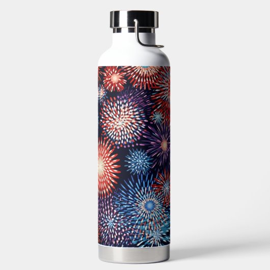 PATRIOTTISCH ROOD WIT BLAUW AMERIKAANS VUURWERK WATERFLES (Links)