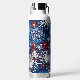 PATRIOTTISCH ROOD WIT BLAUW AMERIKAANS VUURWERK WATERFLES
