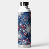 PATRIOTTISCH ROOD WIT BLAUW AMERIKAANS VUURWERK WATERFLES (Links)
