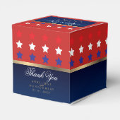Patriottisch - rood, wit & blauw bedankdoosjes (Achterkant)