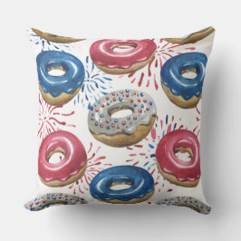 PATRIOTTISCH ROOD WIT BLAUW BEVROREN DONUTS KUSSEN
