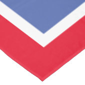 Patriottisch rood wit blauw op 4 juli tafelkleed (Gekanteld)